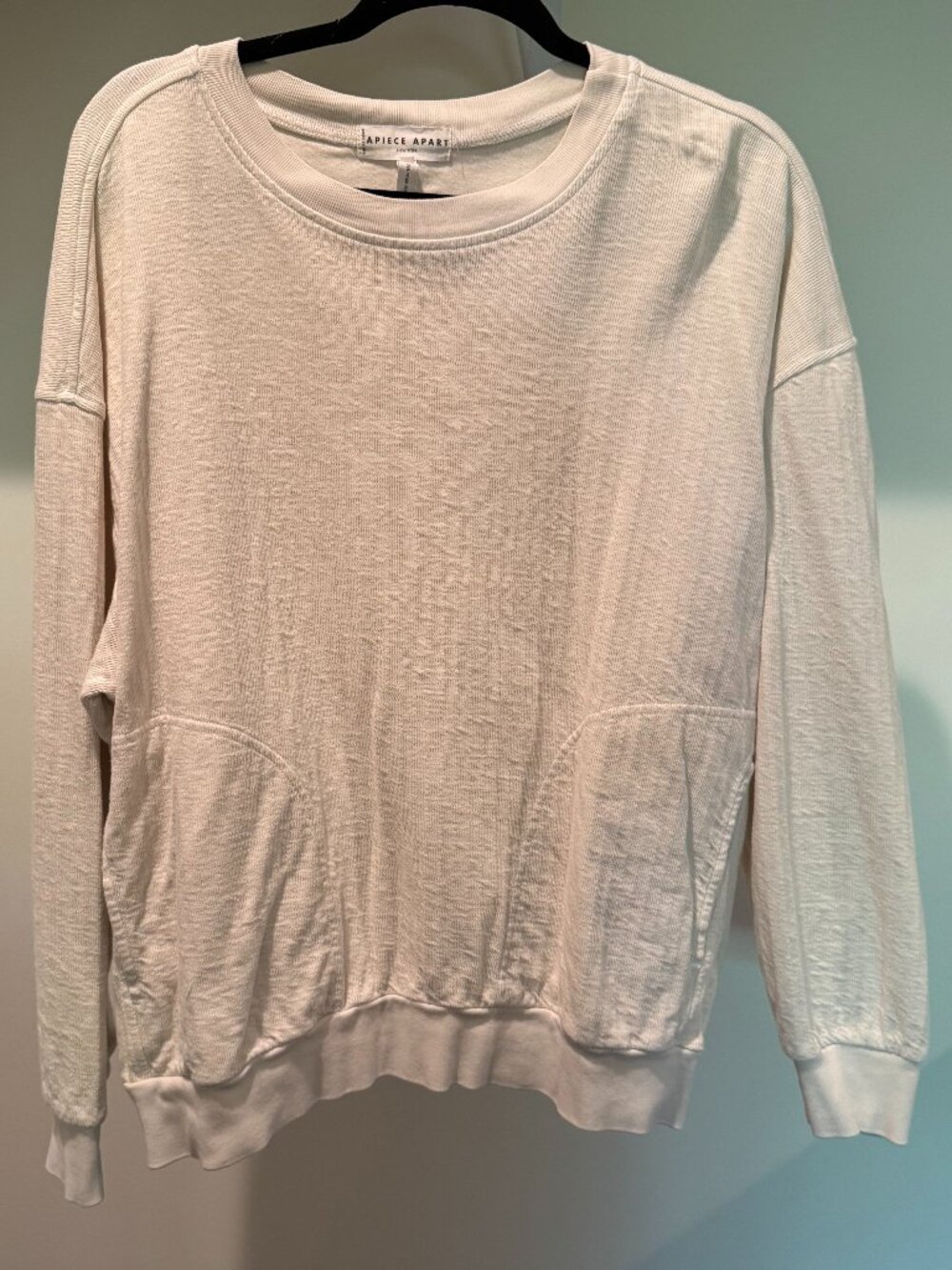 Apiece Apart Oversized Cream Sweater
